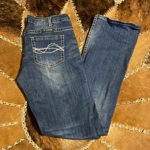 Cowgirl tuff bootcut jeans long length